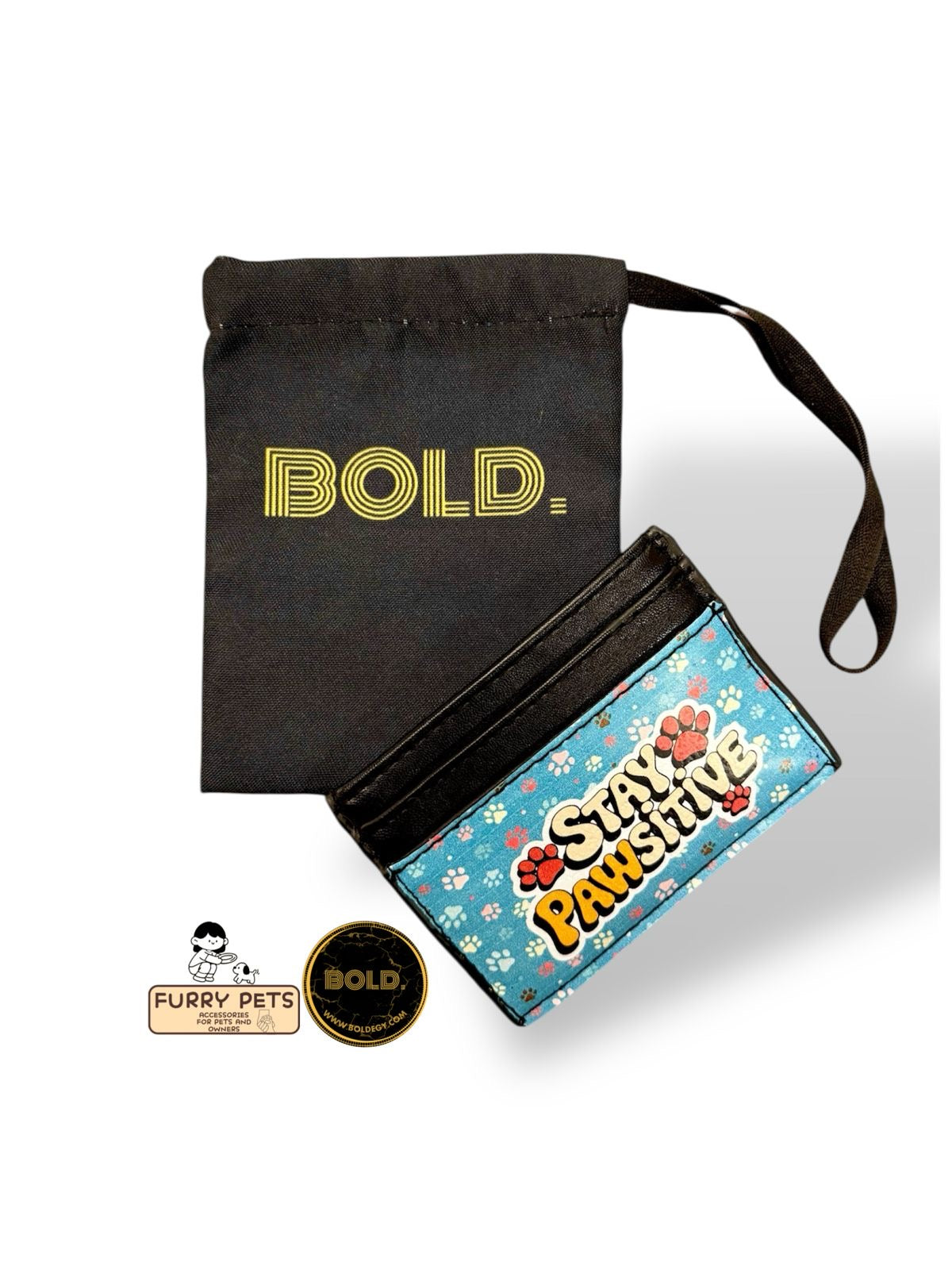 Stay Pawsitive CardHolder